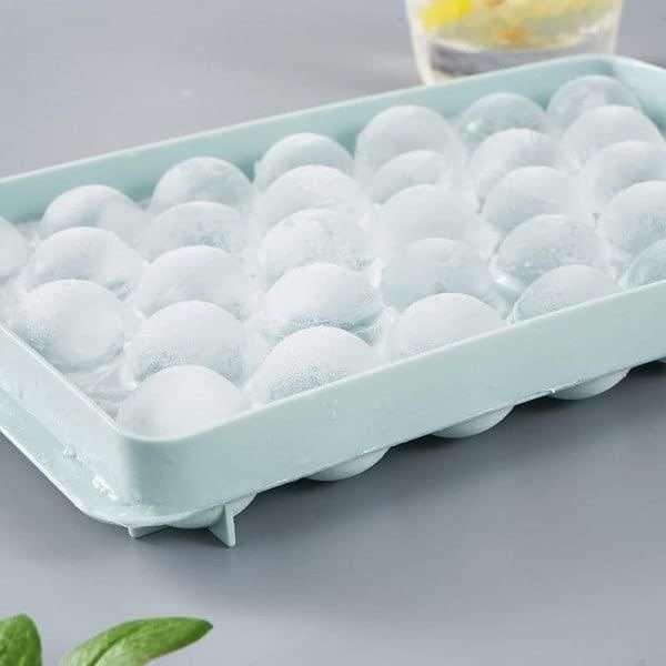 Plastic Reusable Flexible Round Ice Cube Trays