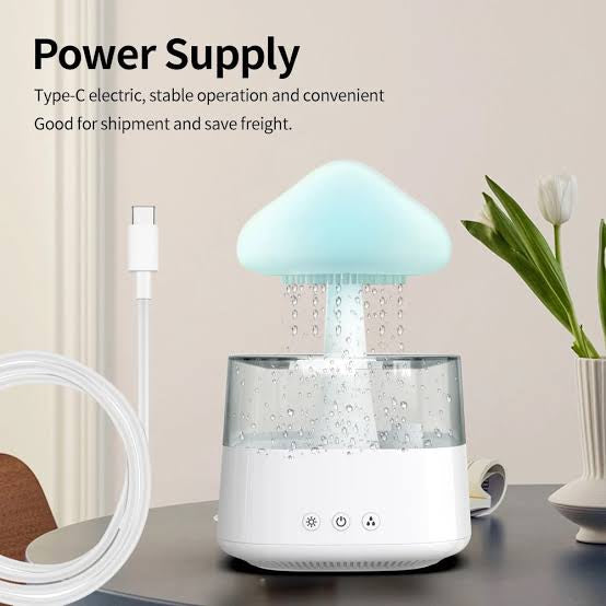 AROMA DIFFUSER RAIN CLOUD HUMIDIFIER