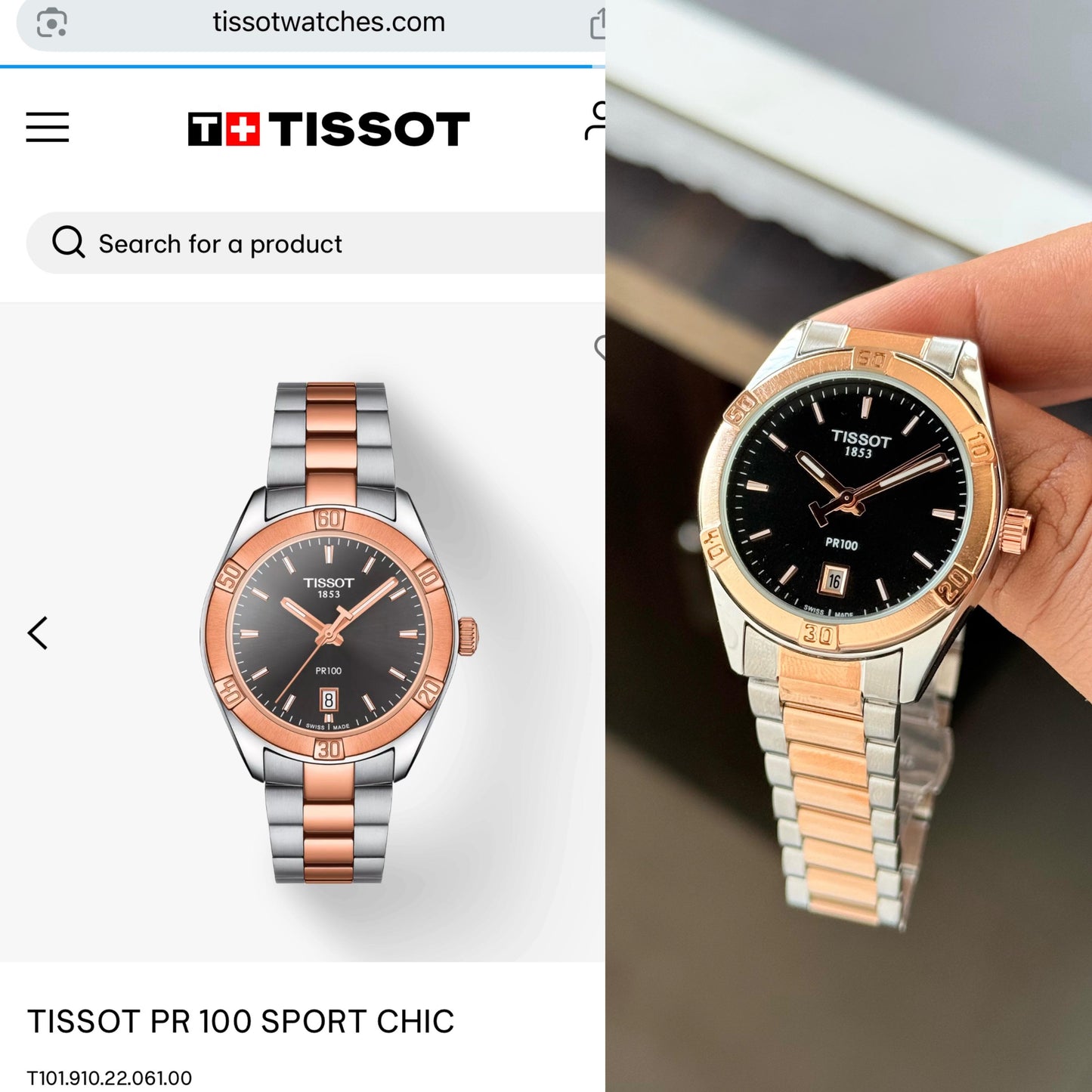 Tissot PR100 Chic Collection