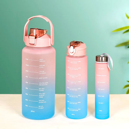 Motivational Water Bottle Set (Set of 3)