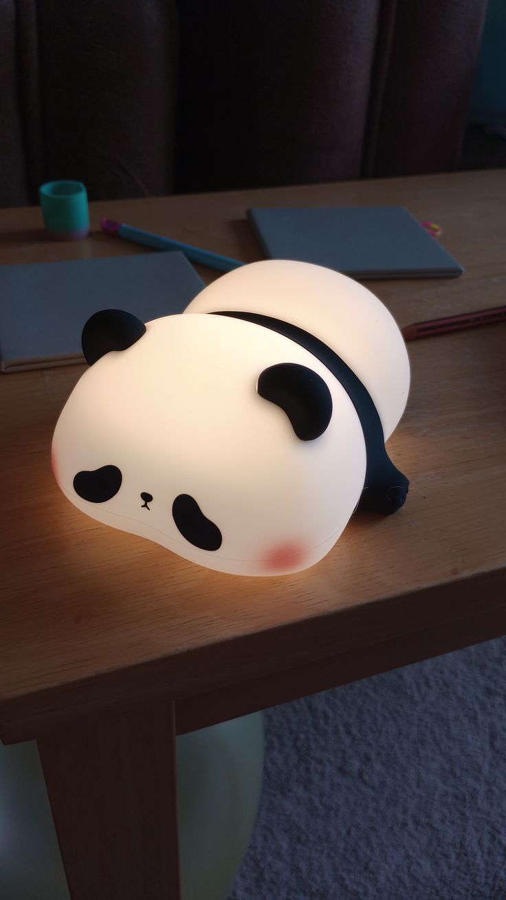 Adorable Panda Lamp – Soft Glow Night Light