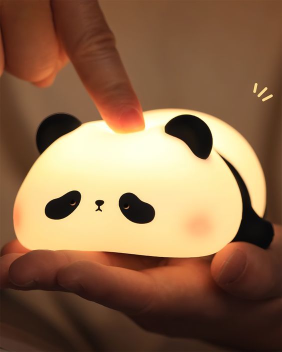 Adorable Panda Lamp – Soft Glow Night Light